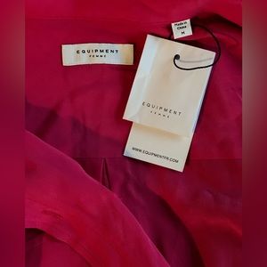 Equipment silk button down shirt